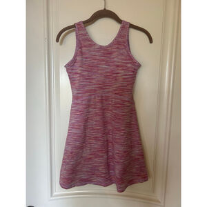 Girls Athleta Girl Casual Dress L Pink Purple Striped